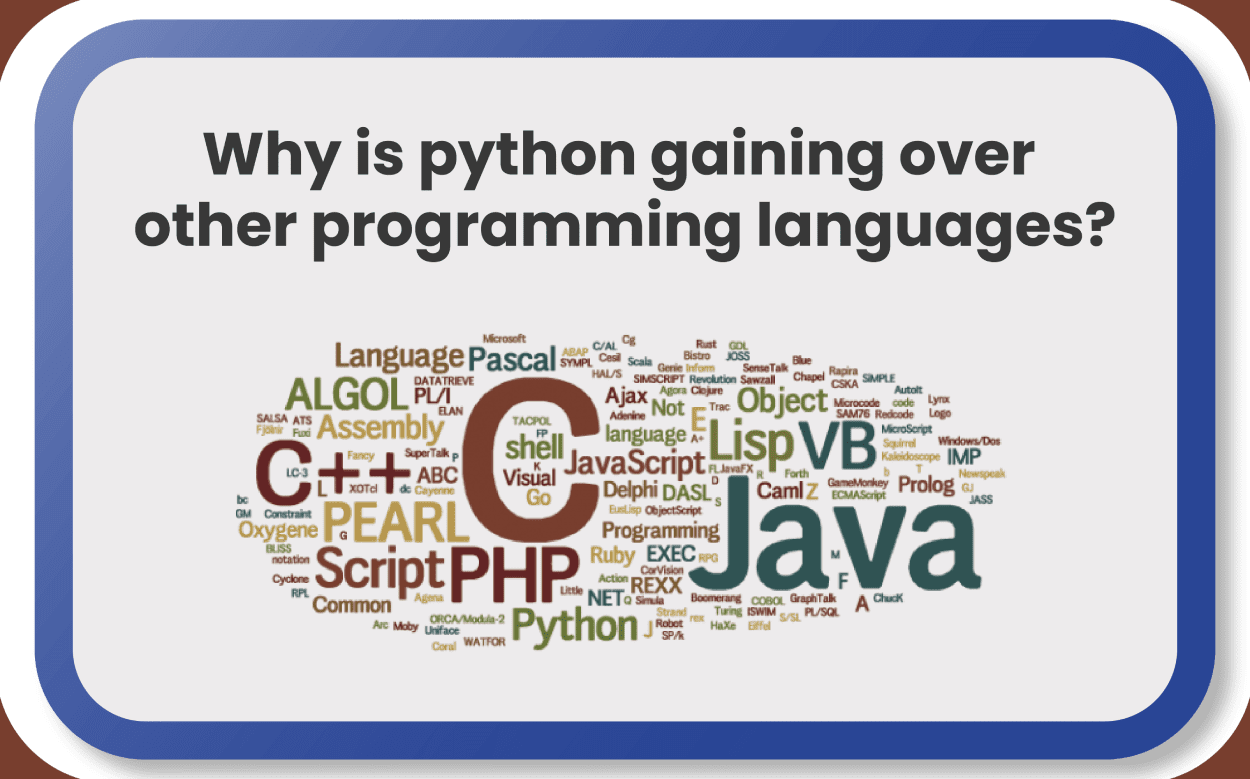 Why is python gaining over other programming languages?